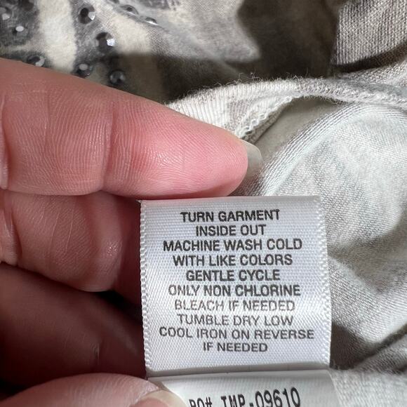 Maurices Womens Strapless Bandeau Tank Top with Shelf Bra Cream Silver Medium - Picture 11 of 11